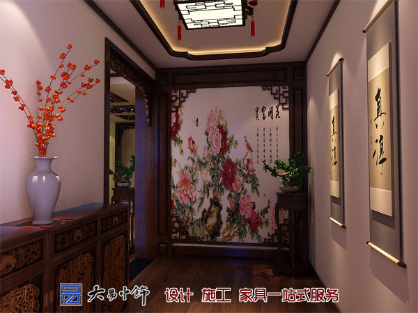 遼寧盤錦220平米別墅中式設(shè)計，感受中式別墅中式裝修的氣息